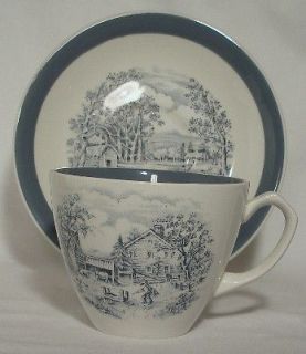 Alfred MEAKIN china HOME IN THE COUNTRY Cup Saucer Set