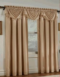 St.Regis Interlined Faux Silk Thermal Panel Pair or Valance