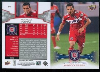 CHICAGO FIRE BORN IN GUATEMALA 2 MARCO PAPPA 2012 SOCCER CARDS SEE