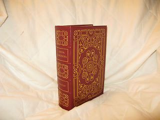 ANNA KARENINA   by Tolstoy, Easton Press (100 Greatest Books)