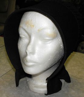 HANDMADE AMISH BLACK OUTER LADIES BONNET WITHOUT TIES