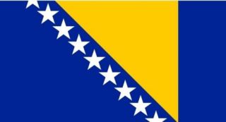 BOSNIA AND HERZEGOVINA FLAG 5X3 SARAJEVO EUROPE flags