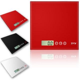 Slim Digital Kitchen Scale 5000g x 1g Diret Food With Touch Screen