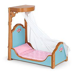 listed Marie Grace Cecile American Girl doll Half Canopy Bed NIB NEW