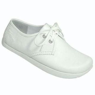 Earth Shoes Classy White Butter Leather Women Kalso Negative Heel