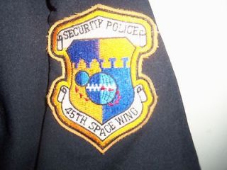 New US Air Force 45th SPACE Wing Security Police Shirt Size 17 1/2