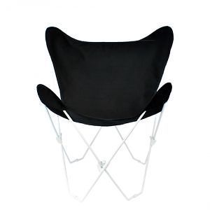 Algoma Replacement Butterfly Chair Ebony Cover and White Frame 4052 57