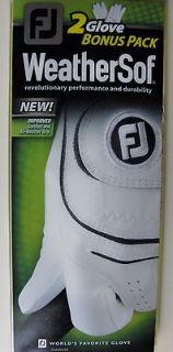Pack of FootJoy WeatherSof Golf Gloves. Brand New Mens. Choose your