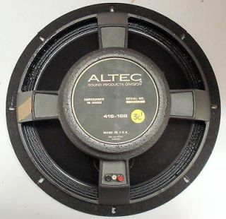 Altec Lansing 416 16B 16 LF Woofer Speaker 16 ohm 75W
