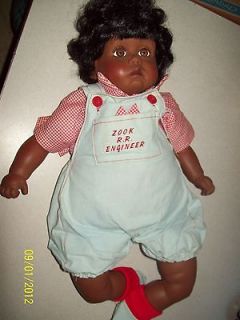 ZOOK Pat Secrist 21 R.R. ENGINEER Outfit African American Doll HTF