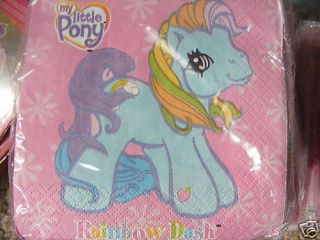 My Little Pony Rainbow Dash Birthday Party Napkins 9