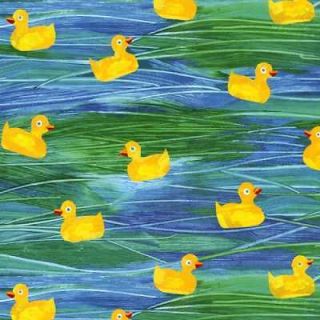 Andover 10 Little Rubber Ducks by Eric Carle A 5697 M Ducks Cotton