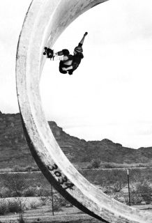 Tony Alva Poster, Skateboarding Pioneer, Skating Full Pipe, Big Air, Z