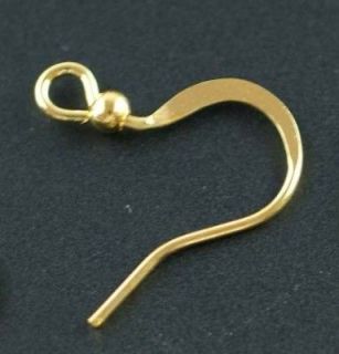 2000pcs gold plated earring finding 17mm 4N0237A