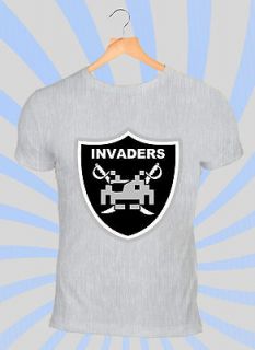 Raiders Space Invaders Crew  NFL American Football  Retro California