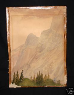 Johanna M Boericke USA Alaska Watercolor c.1900