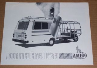 Amigo 1973 Motor Home Sales Brochure