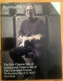 BONHAMS Eric Clapton Guitar & Amps Auction CATALOG 2011 Fender GIBSON