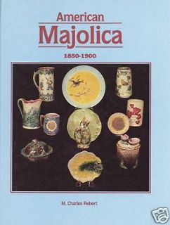 Antique American Majolica 1850 1900   Makers Marks / Scarce