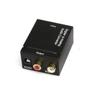 New Digital Optical Coaxial HDTV Output to Analog RCA Audio Adapter