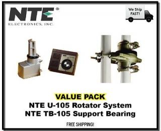 Value* NTE U 105 Antenna Rotor, Dial Control Box, and TB 105 Support