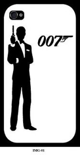 James Bond 007 customized personalized Apple iPhone 4 4S 4G Hard Cover