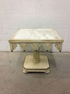 antique marble top end tables