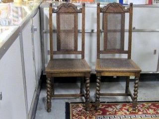 Antique Furniture barley twist chairs
