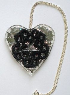 Toxic Glamour starry *Black Veil Brides BVB Heart* necklace