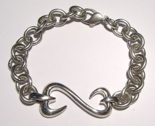 Jane Seymour Open Heart Bracelet Silver