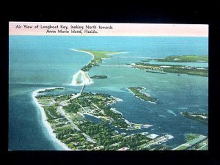 1940 Air View Longboat Key looking North towards Anna Maria Island