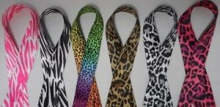 Animal Print Lanyards Id Badge Holder Zebra Leopard Cheetah Peace