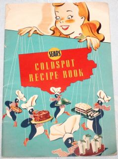Coldspot Refrigerator Recipe Book  Vintage Tips Hints Cooking Use