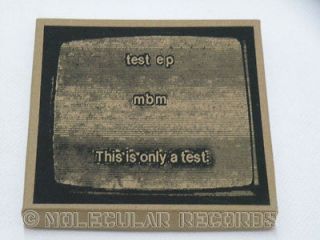 MEAT BEAT MANIFESTO TEST EP Limited Edition CD + DVD Box Set 2012 Rare