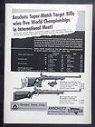 1963 ANSCHUTZ 22 Rim Fire 1413 Super   Match Target Rifle magazine Ad