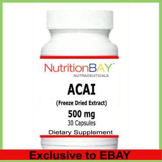 Acai Berry Extract, Super Fruit Antioxidant, Immune Support, 500 mg