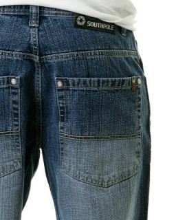 SOUTHPOLE 4180 1042 Mens Relaxed Fit Jeans NWT Medium Sand Blue pick
