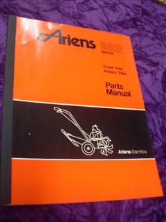Ariens 902 Series Front Tine Rotary Tiller Parts Manual