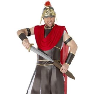 Adult Mens Roman Warrior Gladiator Soldier Sword Smiffys Fancy Dress