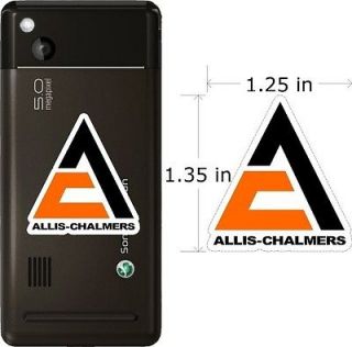 ALLIS CHALMERS TRACTOR NEW LOGO CELL PHONE DECAL STICKER STICKERS