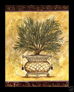 PALM DESIGN I art FRAMED PRINT   Justin Coopersmith