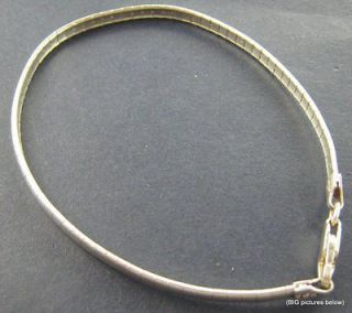 Vtg Bracelet 7 SIGNED 925 Link Sterling Silver Tennis Jewelry   Nice