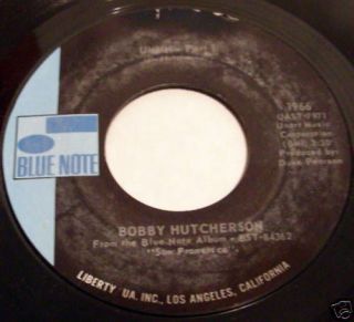 BOBBY HUTCHERSON 45 UMMH BLUE NOTE RECORDS MINT