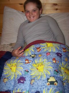 pd WEIGHTED lap Pad blanket ~Pokemon~ADHD autism INSOMNIA HOME