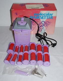 Molecular Hair Setter Hot Rollers Electric Steam Volumizing 14 Curlers