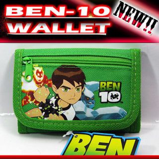 BEN 10 3 FOLD Wallet . Canvas Tri Fold Wallets Purse GR