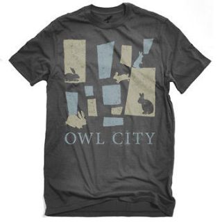 OWL CITY Bunnies T Shirt **NEW music band concert tour
