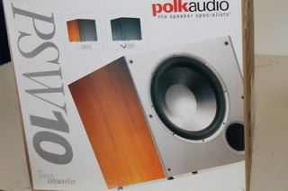 NEW ✰ Polk Audio PSW10 10 Powered Home Theater Subwoofer (Black