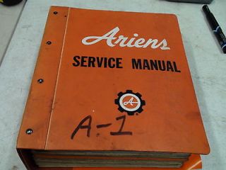 Ariens Parts Service Manual (USED )