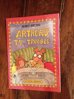 Arthurs TV Trouble by Marc Brown PBS KIDS PAPERBACK Like New